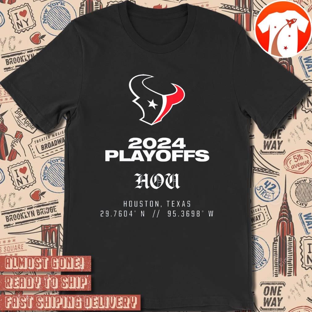 Official Houston Texans 2024 NFL Football Playoffs H-Town Made Houston Texas t-shirt