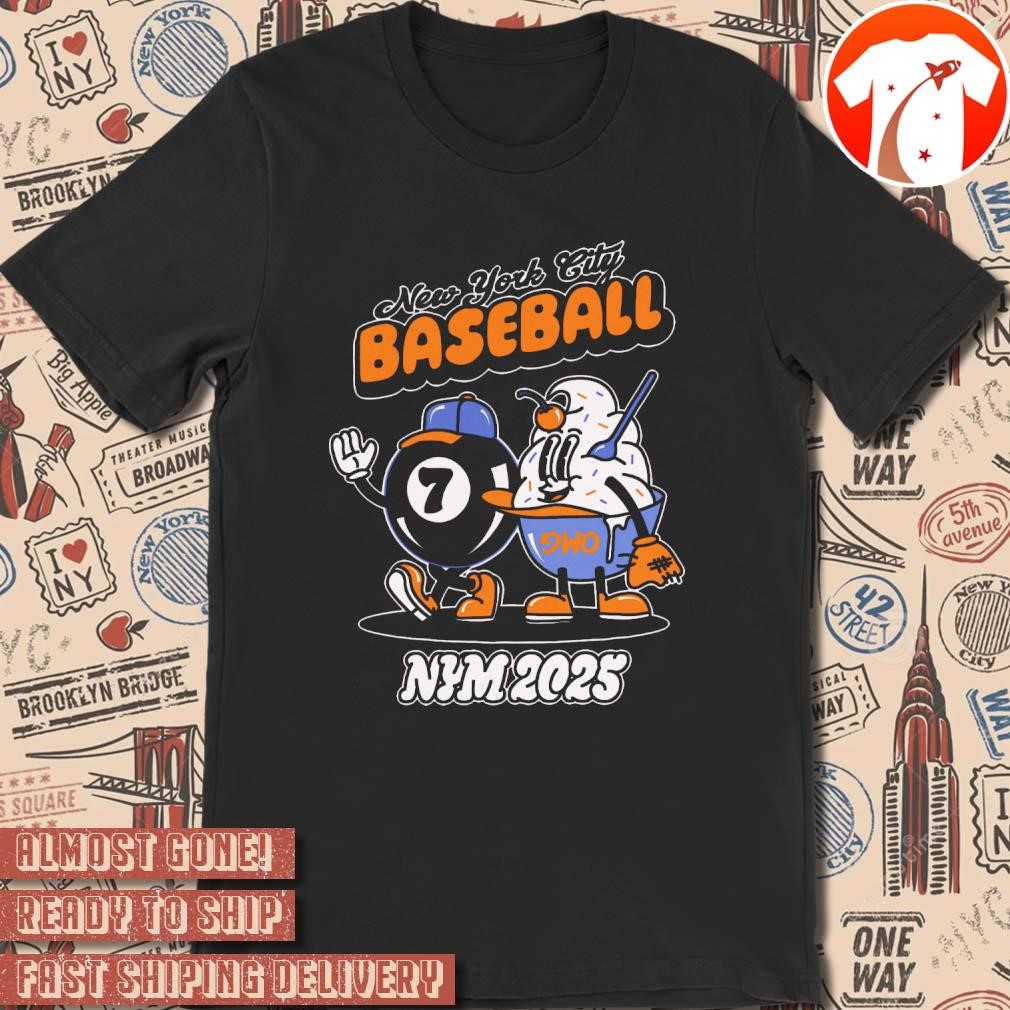 Official Magic 7 Ball New York City Baseball New York Mets MLB 2025 Painting t-shirt