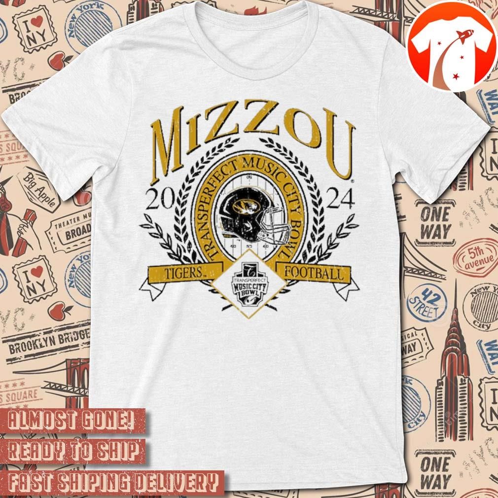 Official Missouri Tigers Football 2024 Transperfect Music City Bowl Vintage t-shirt