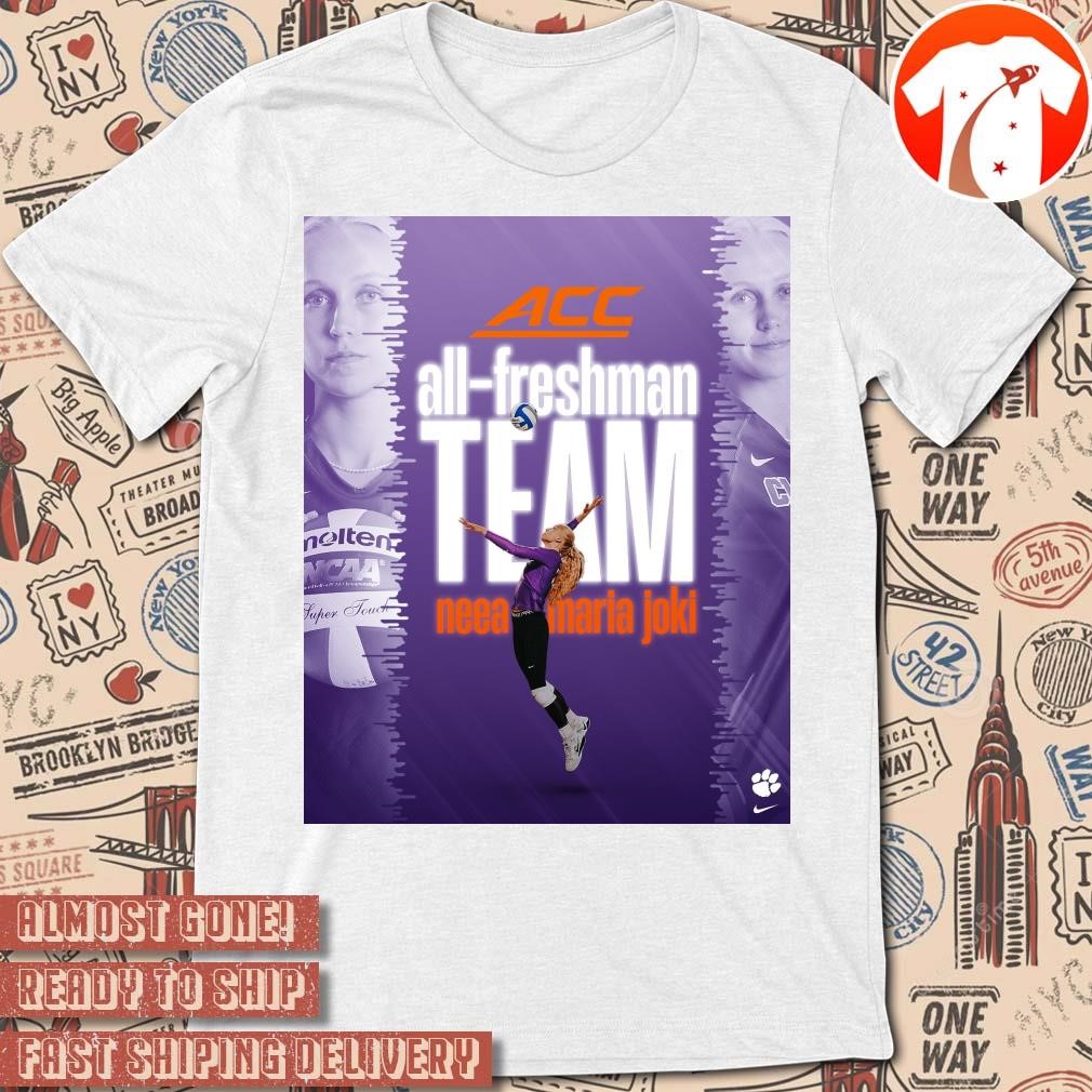 Official Poster Clemson Tigers Neea Maria Joki ACC All-Freshman Team t-shirt