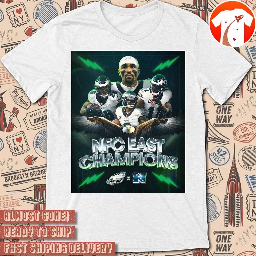 Official Poster Philadelphia Eagles Win Dallas Cowboys NFC East Champions NFL Football on Prime t-shirt