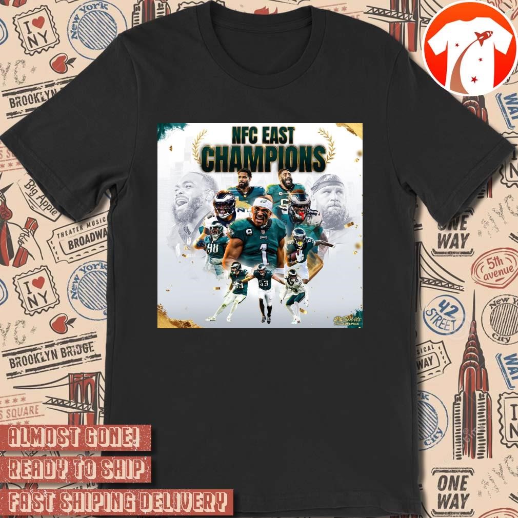 Official Poster Philadelphia Eagles win Dallas Cowboys 2024 NFC NFL Football East Champions Sports Philadelphia t-shirt