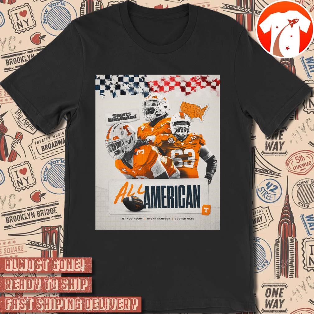 Official Poster Tennessee Volunteers All-America team Jermod Mccoy Dylan Sampson Cooper Mays t-shirt