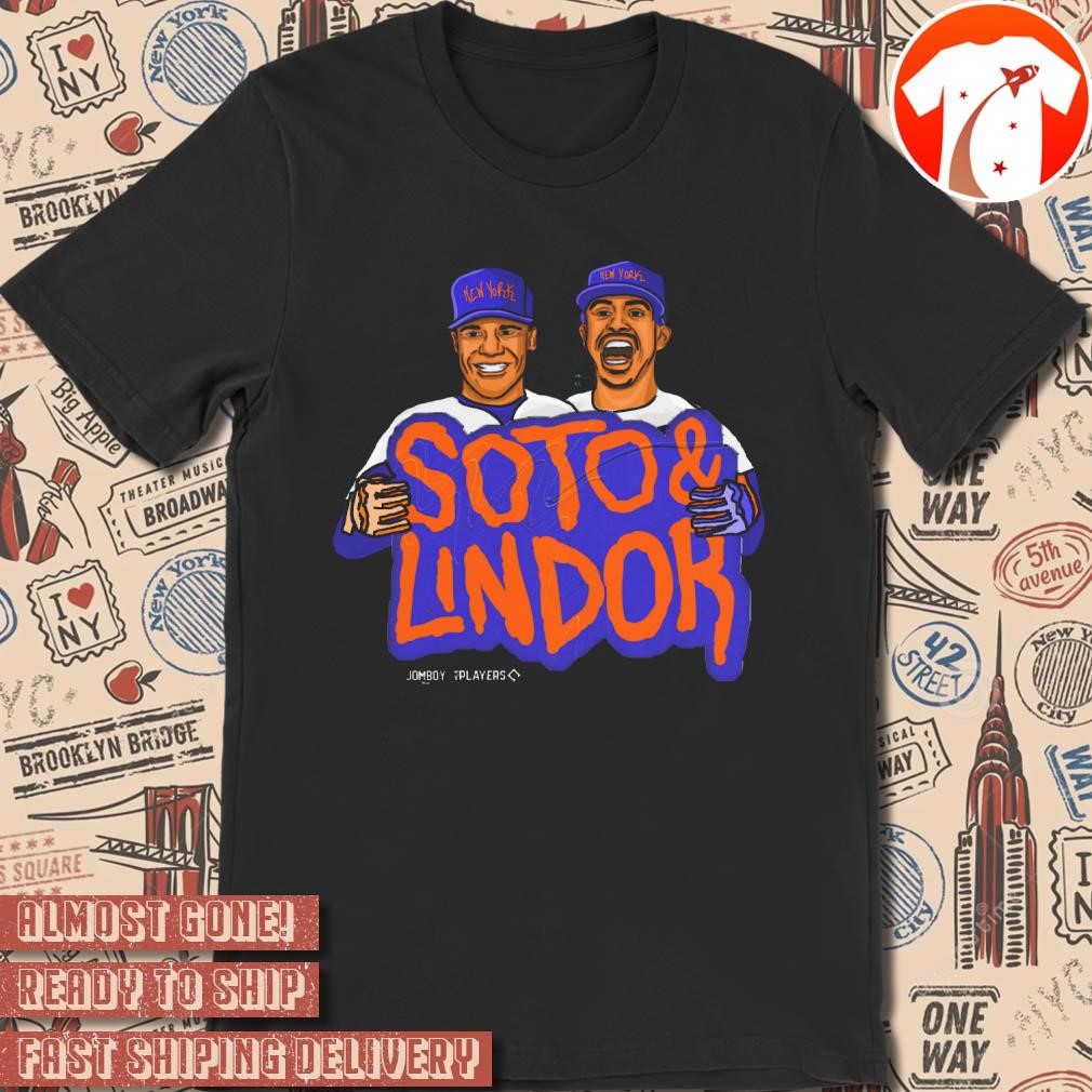 Official Soto & Lindor Juan Soto And Francisco Lindor New York Mets MLB Baseball Caricatures t-shirt