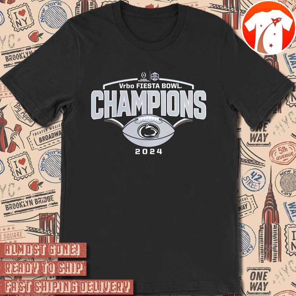 Official Penn State Nittany Lions College Football Playoff Vrbo Fiesta Bowl 2024 Champions Victory Ahead Vintage t-shirt