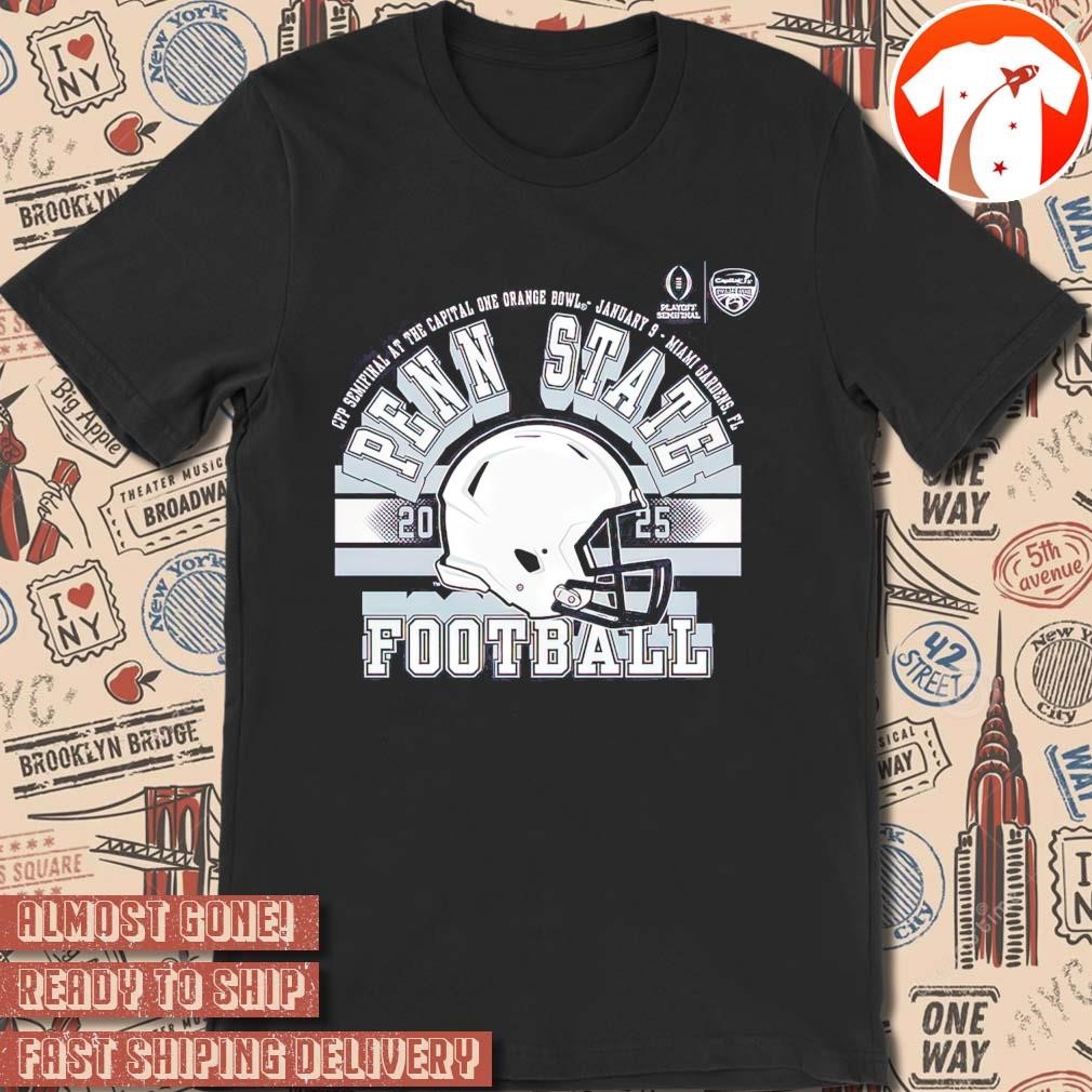 Official Penn State Nittany Lions Football 2025 CFP Semifinal At The Capital One Orange Bowl January 9 Miami Gardens FL Vintage t-shirt