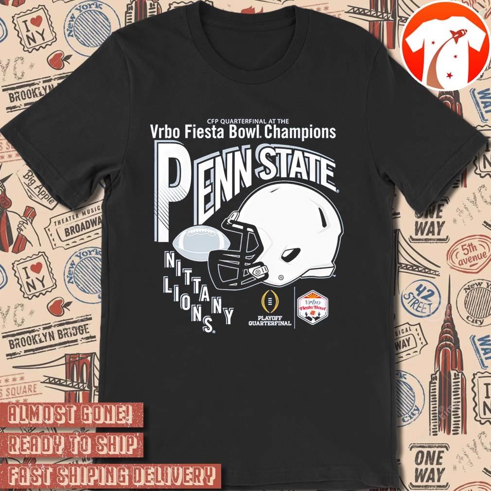 Official Penn State Nittany Lions Football CFP Quarterfinal At The Vrbo Fiesta Bowl 2025 Champions Helmet Vintage t-shirt