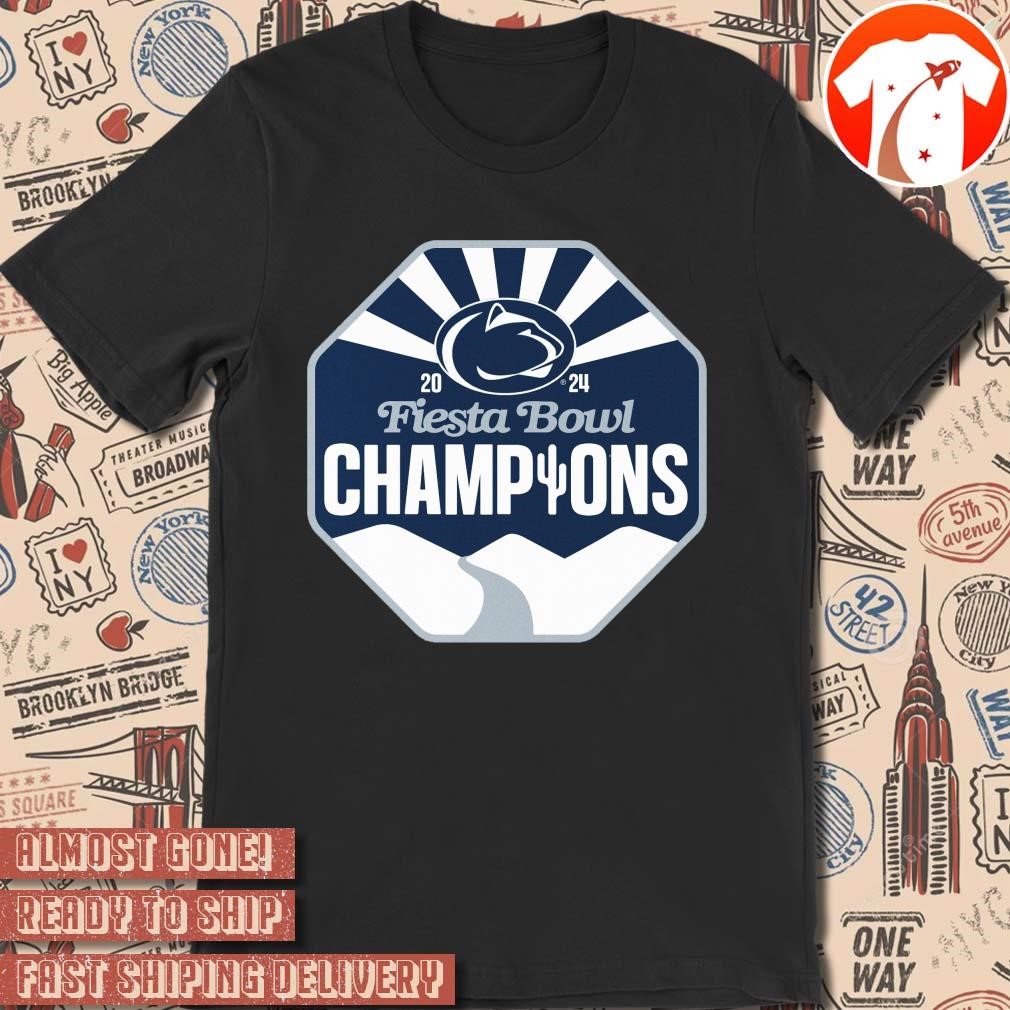 Official Penn State Nittany Lions Win Fiesta Bowl Football Champions 2024 Logo Graphic t-shirt