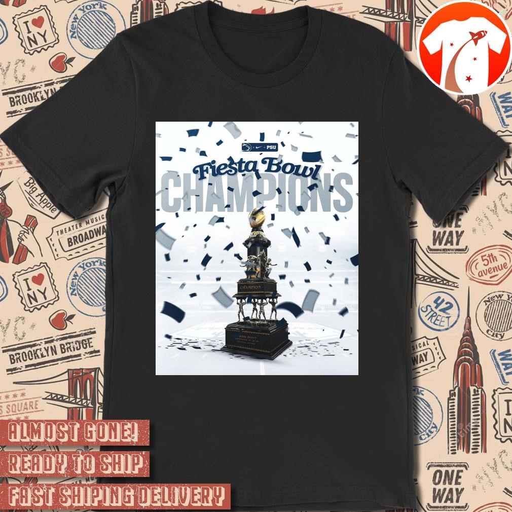 Official Poster Penn State Nittany Lions Win Fiesta Bowl Football Champions December 31 2024 Cup t-shirt